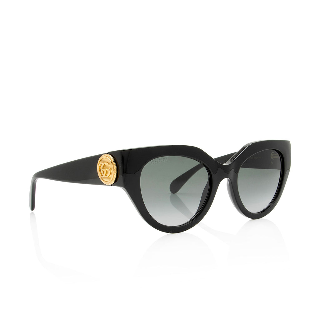 Gucci Interlocking G Medallion Cat Eye Sunglasses