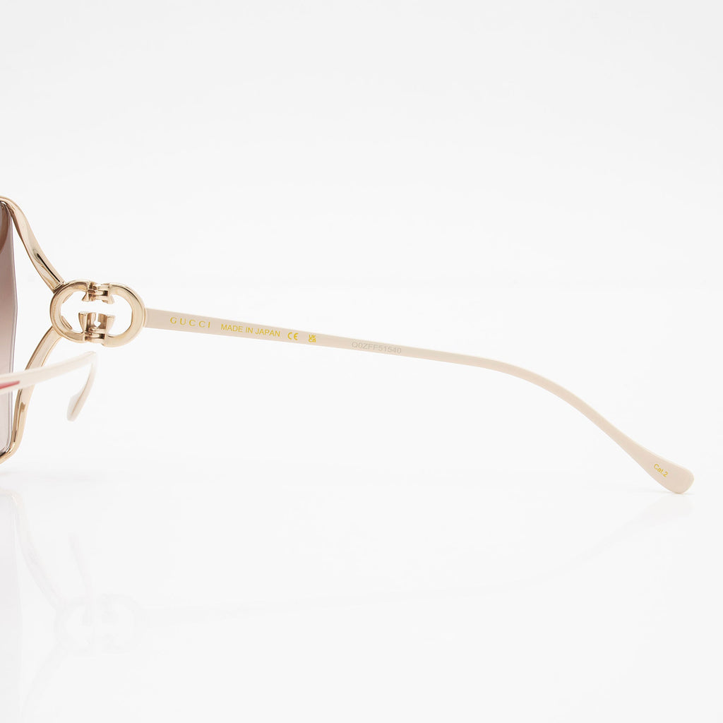 Gucci Interlocking G Oversize Square Sunglasses