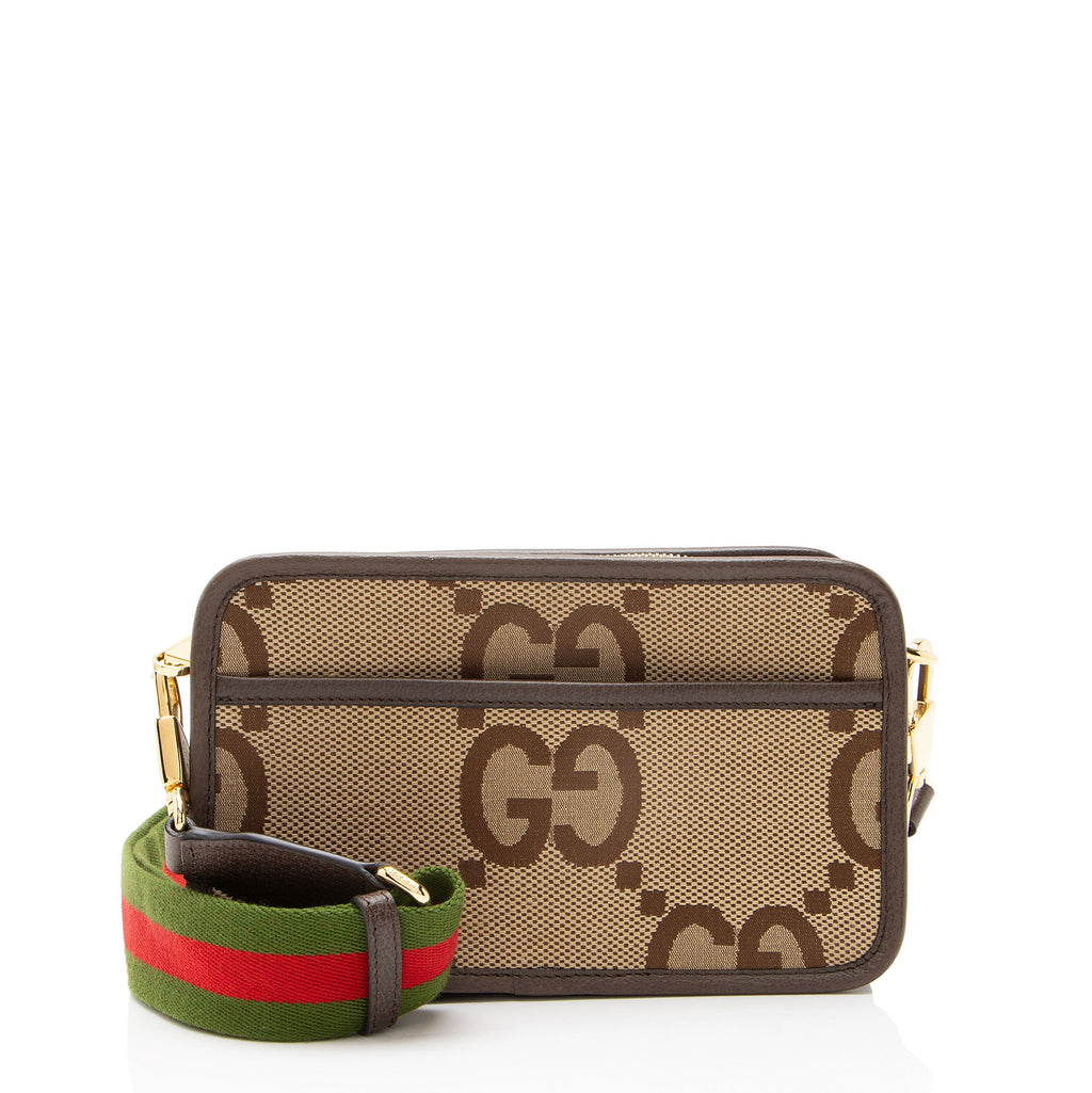 Gucci Jumbo GG Canvas Mini Shoulder Bag
