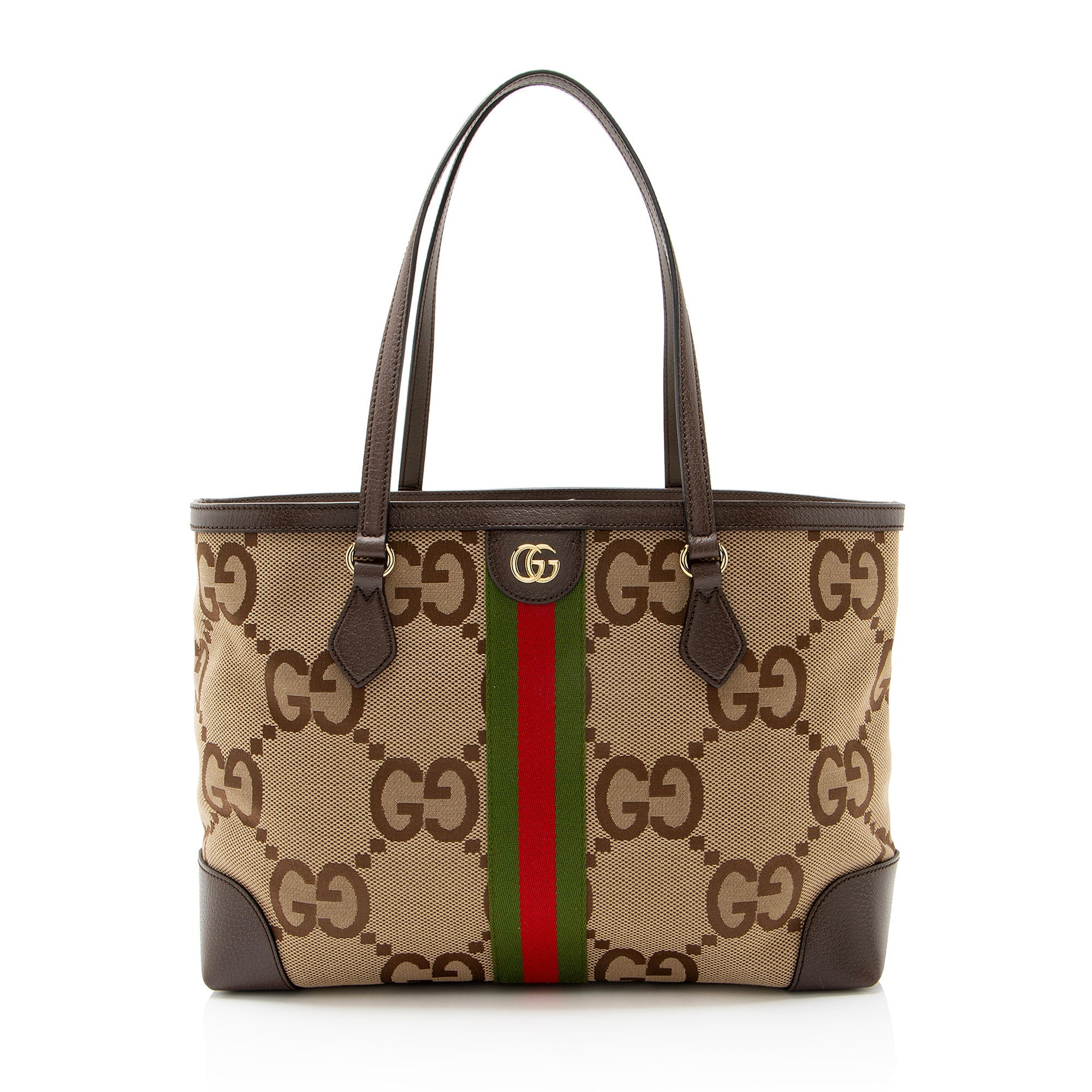Gucci Jumbo GG Canvas Ophidia Large Shopping Tote