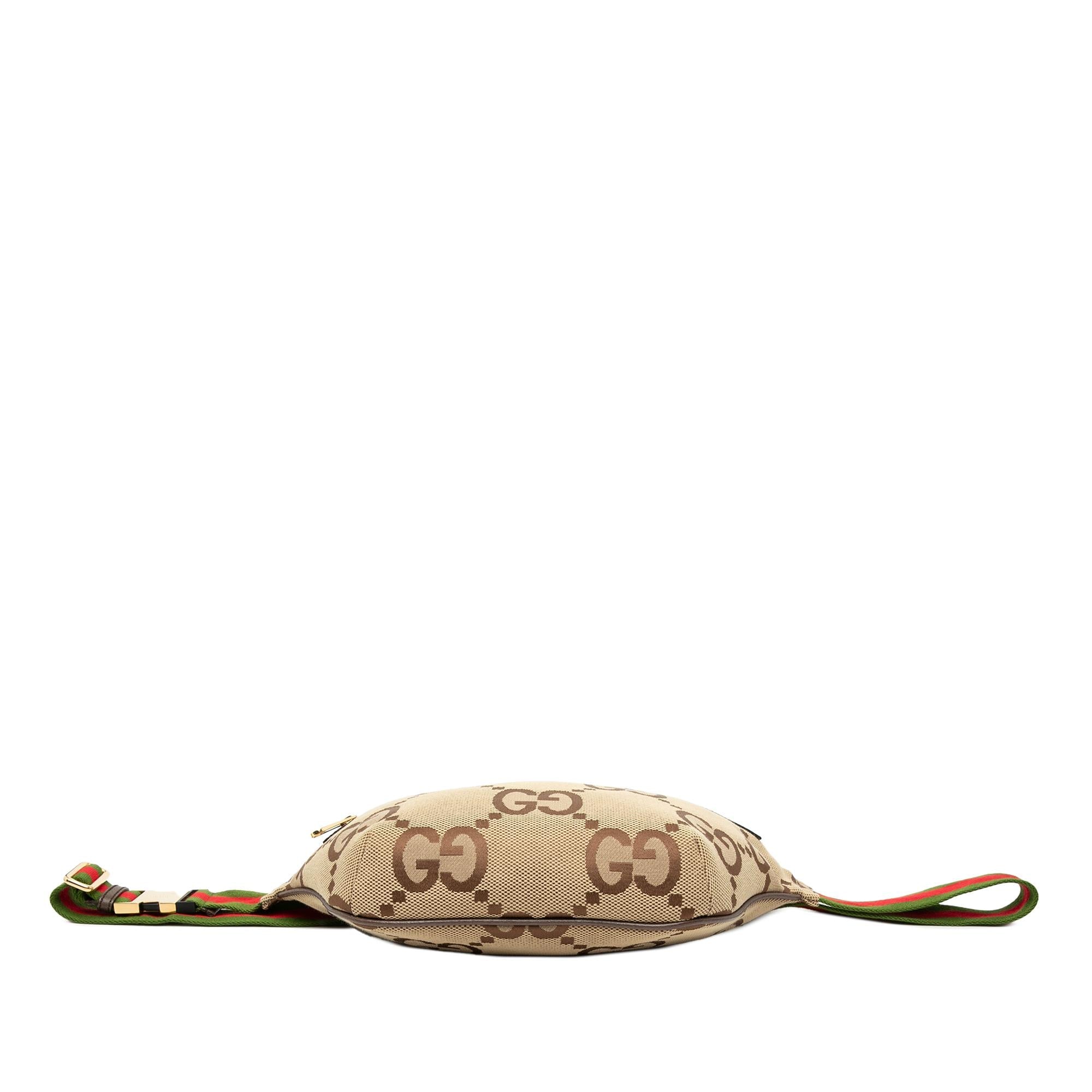 Gucci Jumbo GG Canvas Web Belt Bag