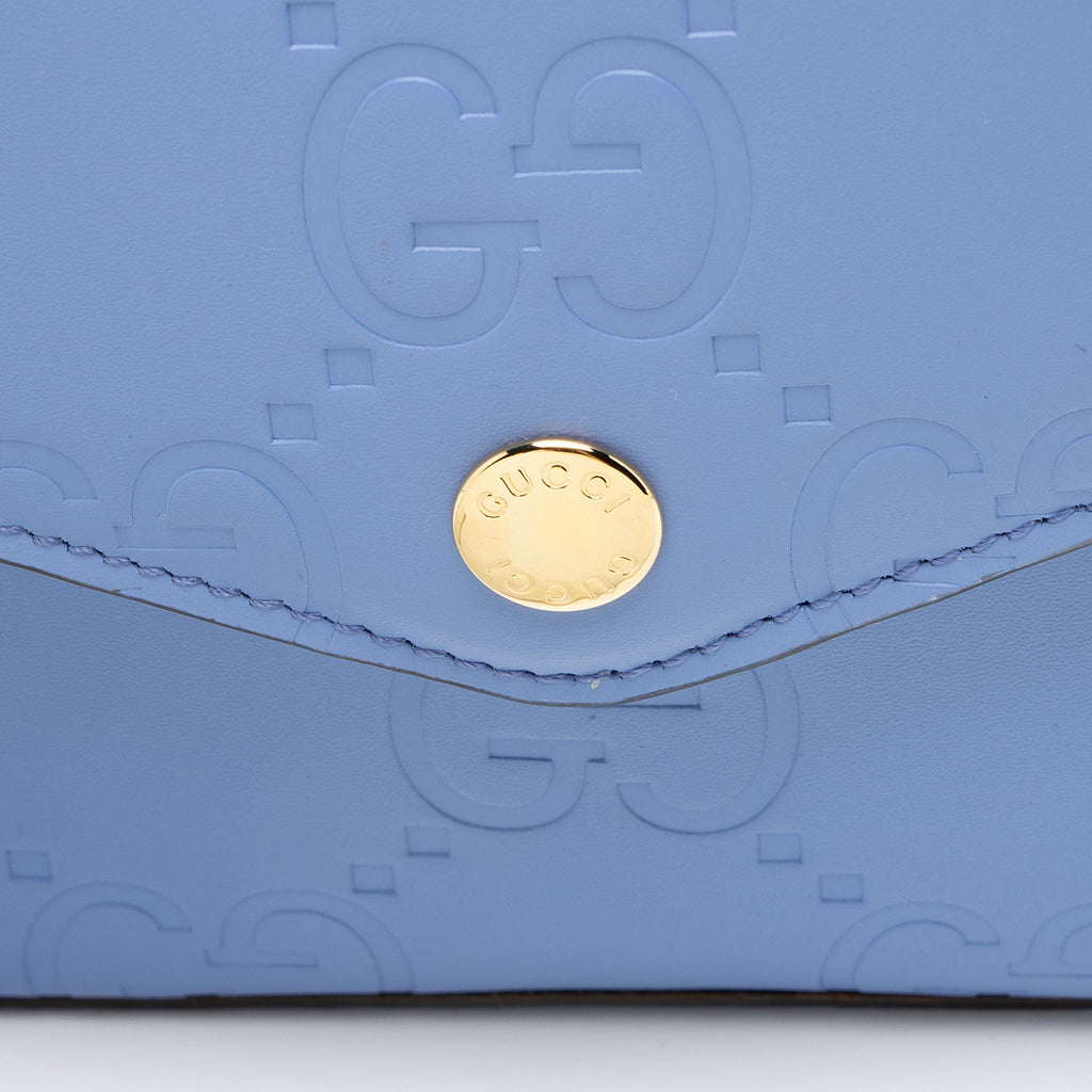 Gucci Jumbo GG Leather Mini Pochette