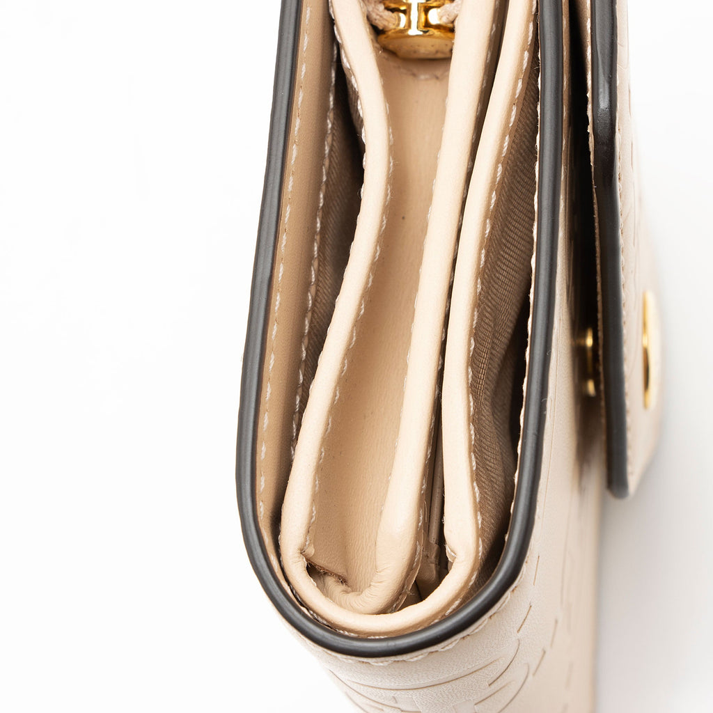 Gucci Jumbo GG Leather Trifold Wallet