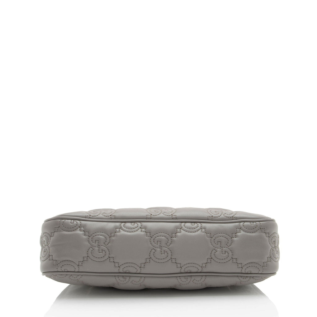 Gucci Jumbo GG Matelasse Leather Chain Small Crossbody