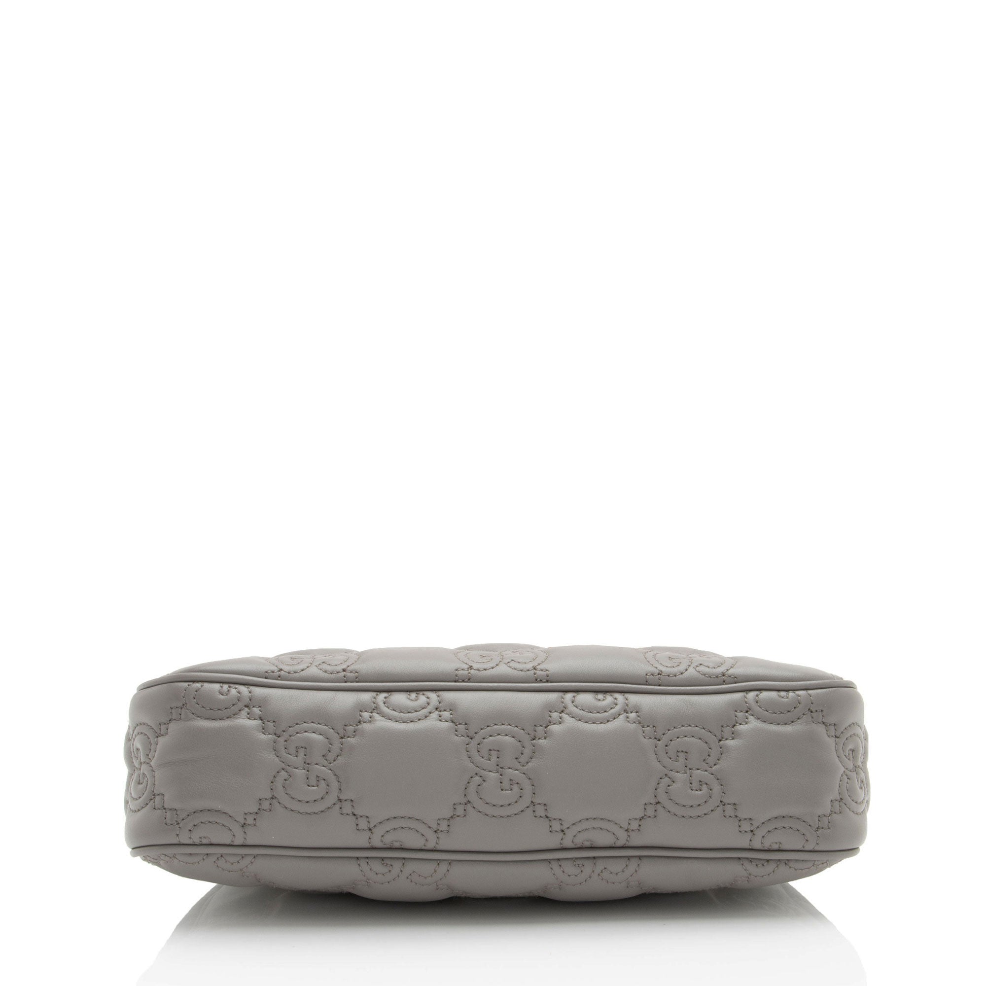 Gucci Jumbo GG Matelasse Leather Chain Small Crossbody