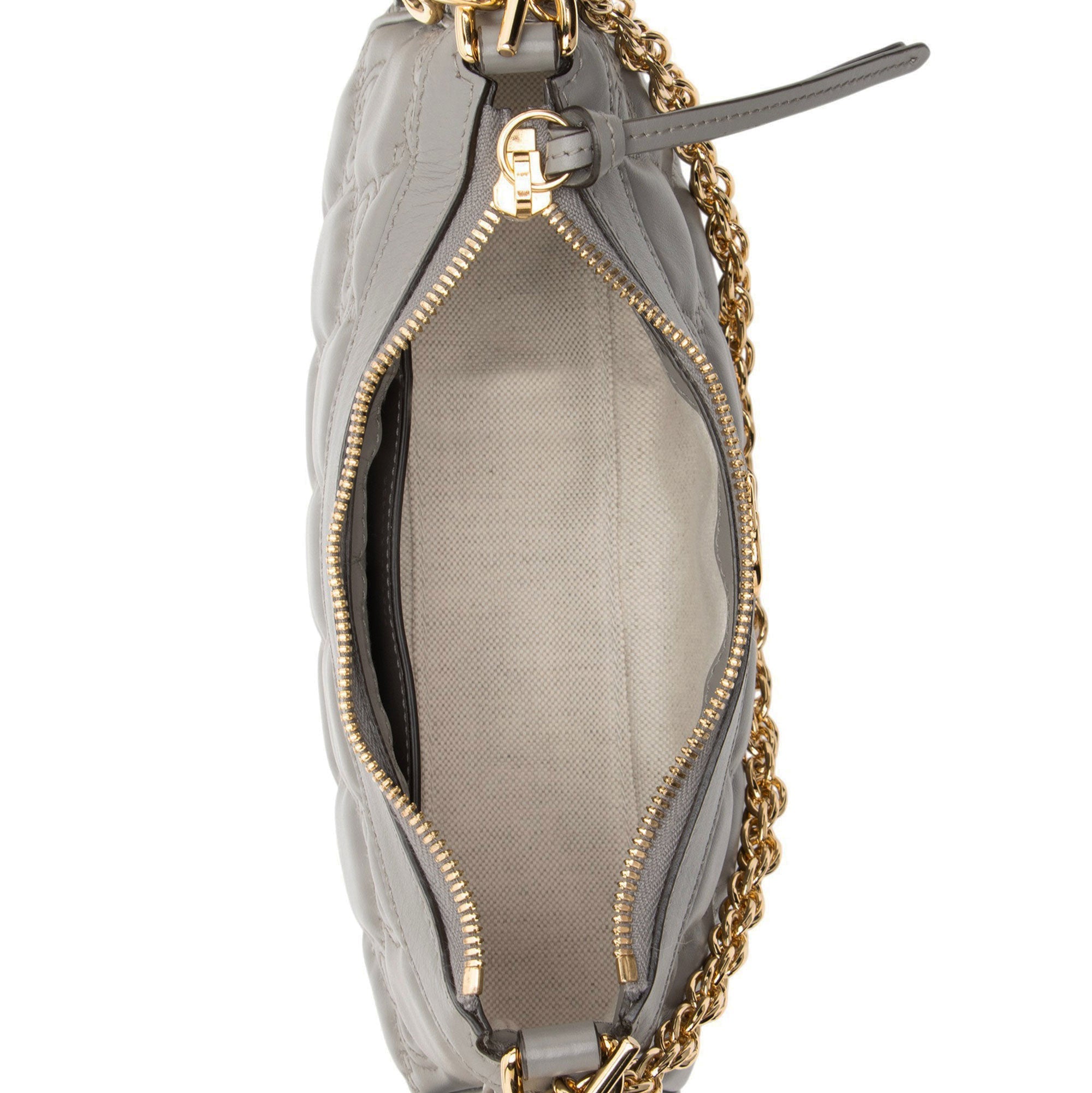 Gucci Jumbo GG Matelasse Leather Chain Small Crossbody