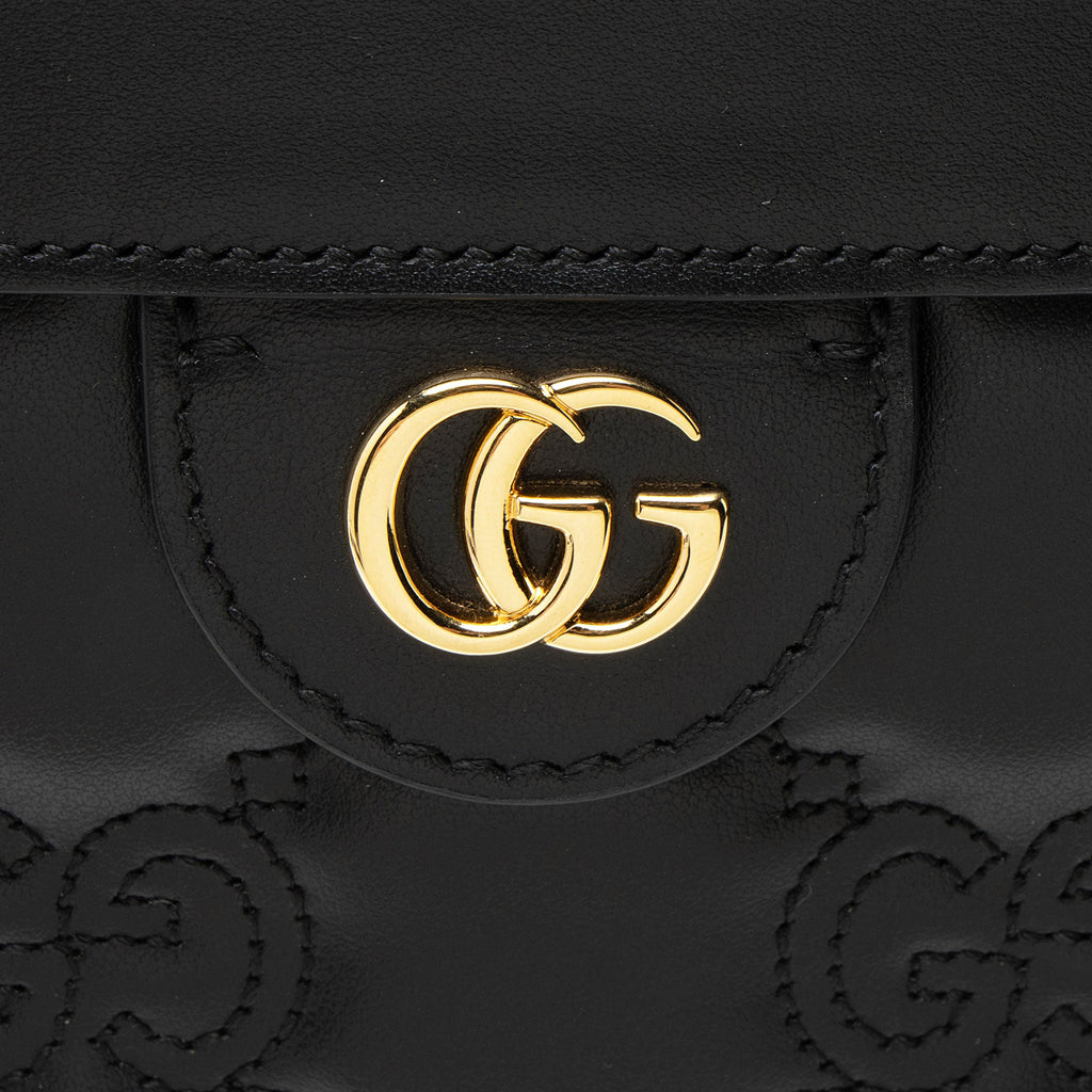 Gucci Jumbo GG Matelasse Leather Slim Crossbody