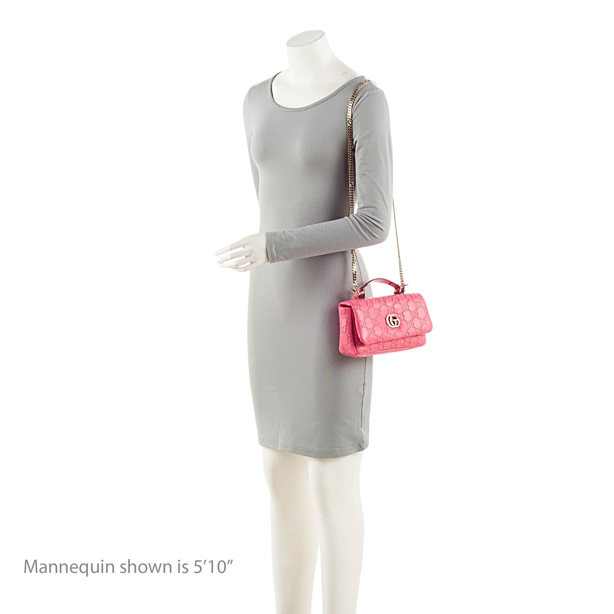 Gucci Jumbo GG Puffy Leather Milano Small Top Handle