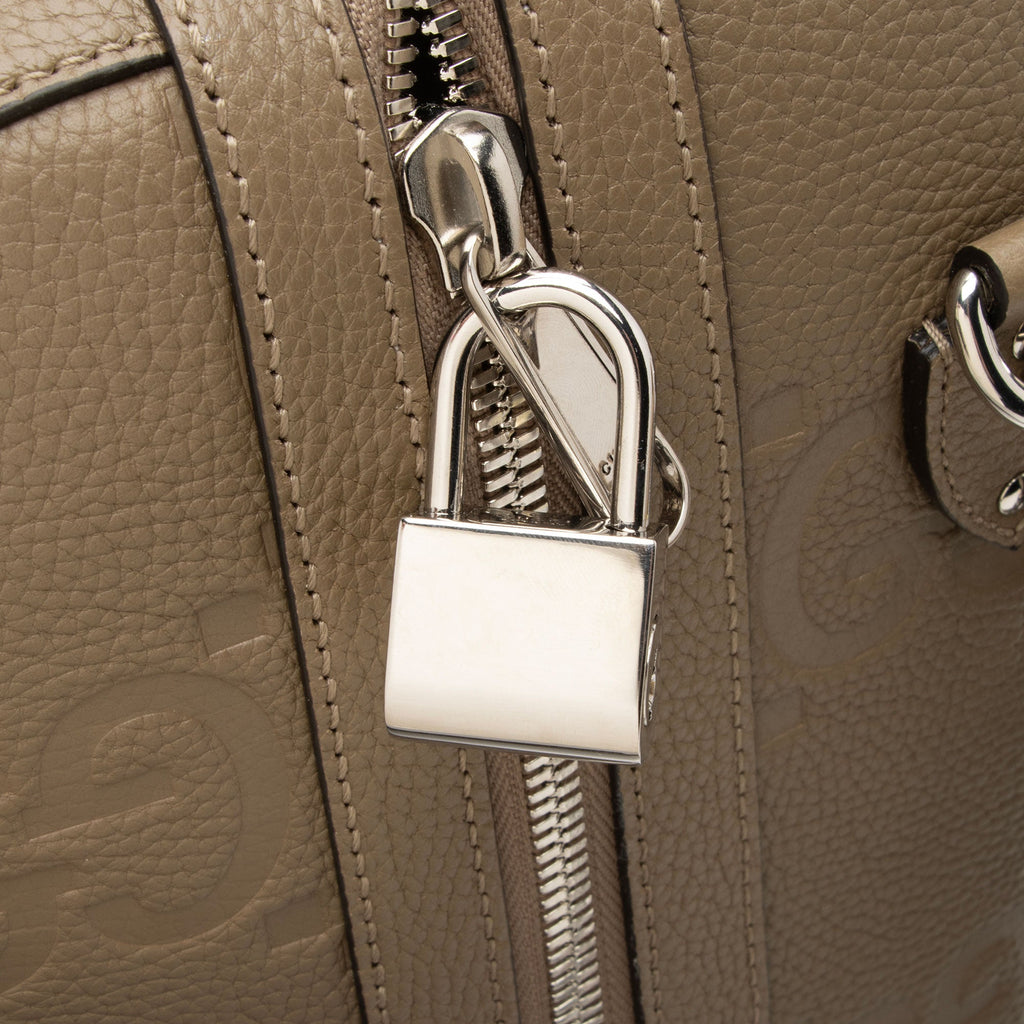 Gucci Jumbo GG Leather Small Duffle Bag (SHF-sZdAaV)