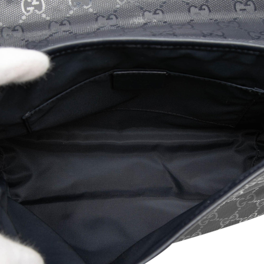 Gucci Kids GG Imprime Web Messenger Bag