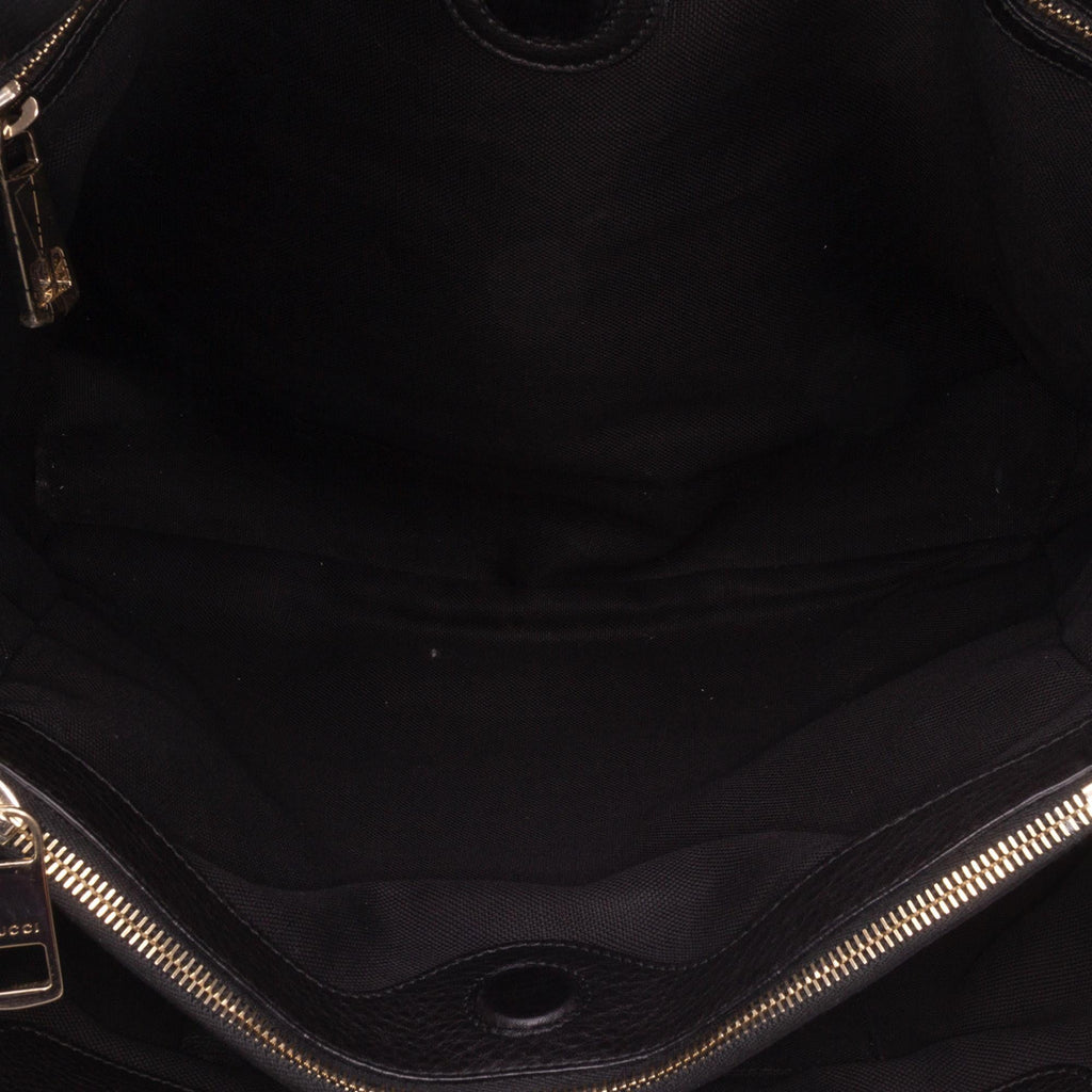 Gucci Large Calfskin Bamboo Shopper Satchel