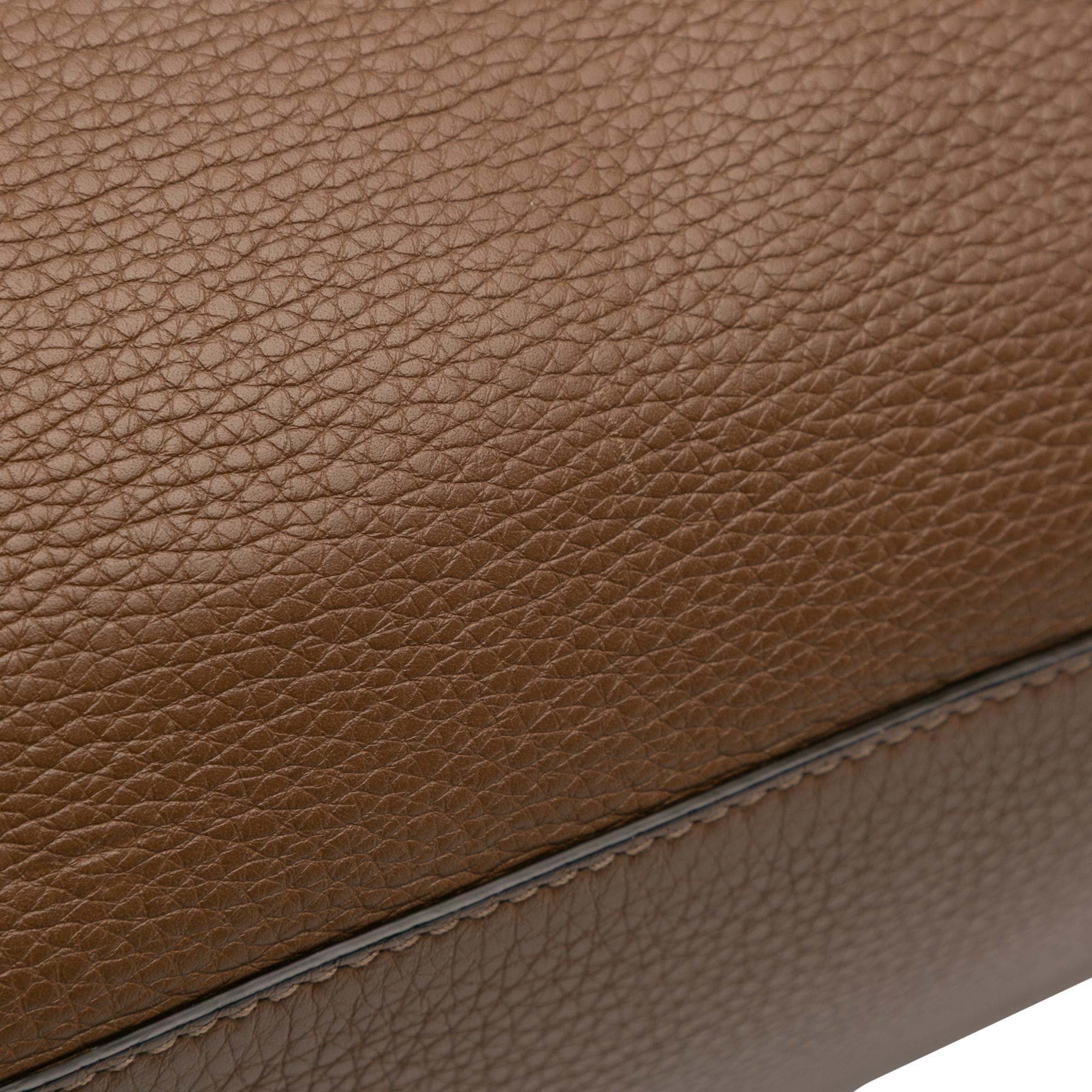 Gucci Large Calfskin Bamboo Shopper Satchel