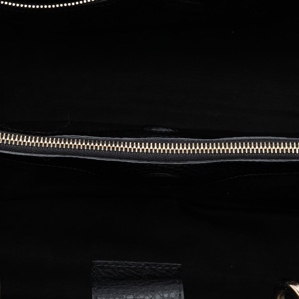 Gucci Large Calfskin Bamboo Shopper Satchel