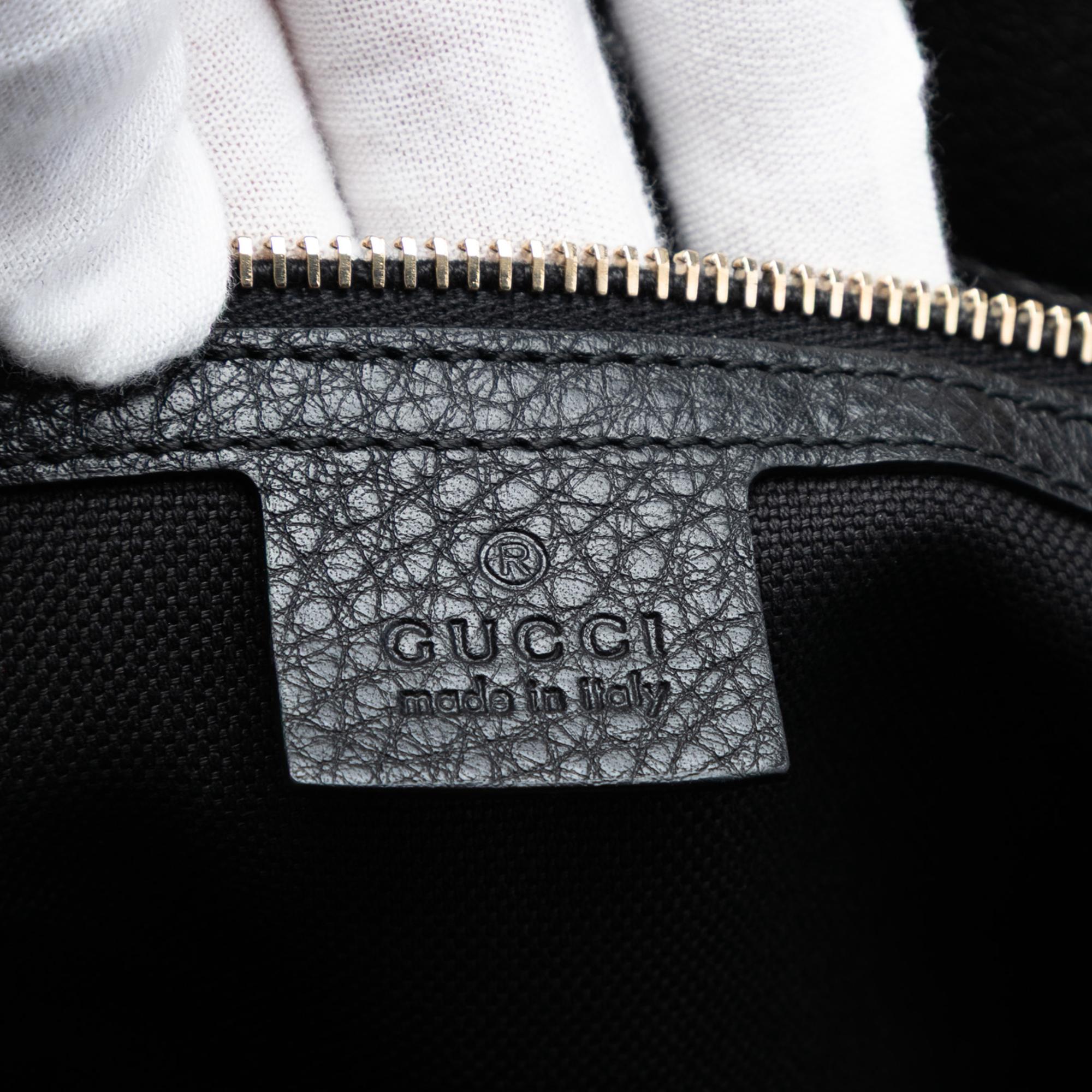 Gucci Large Calfskin Bamboo Shopper Satchel