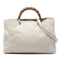 Gucci Large Calfskin Bamboo Shopper Satchel