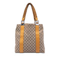 Gucci Large GG Canvas Bamboo Libeccio Tote