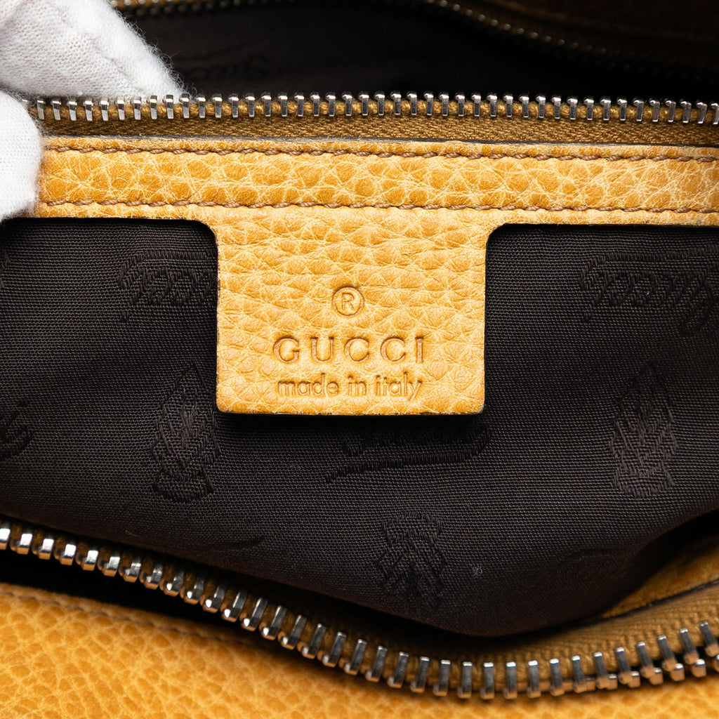Gucci Large GG Canvas Bamboo Libeccio Tote