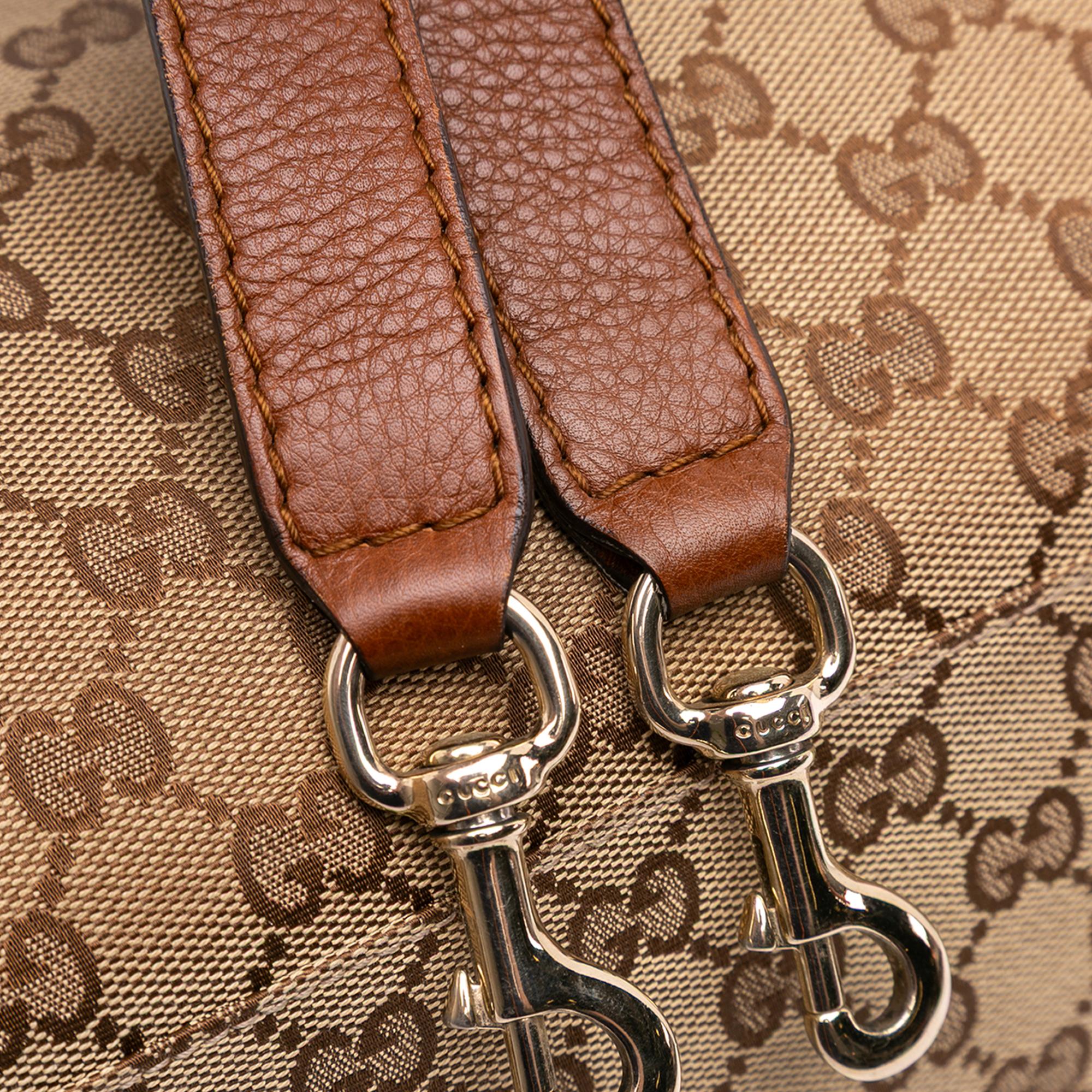 Gucci Large GG Canvas Bella Satchel