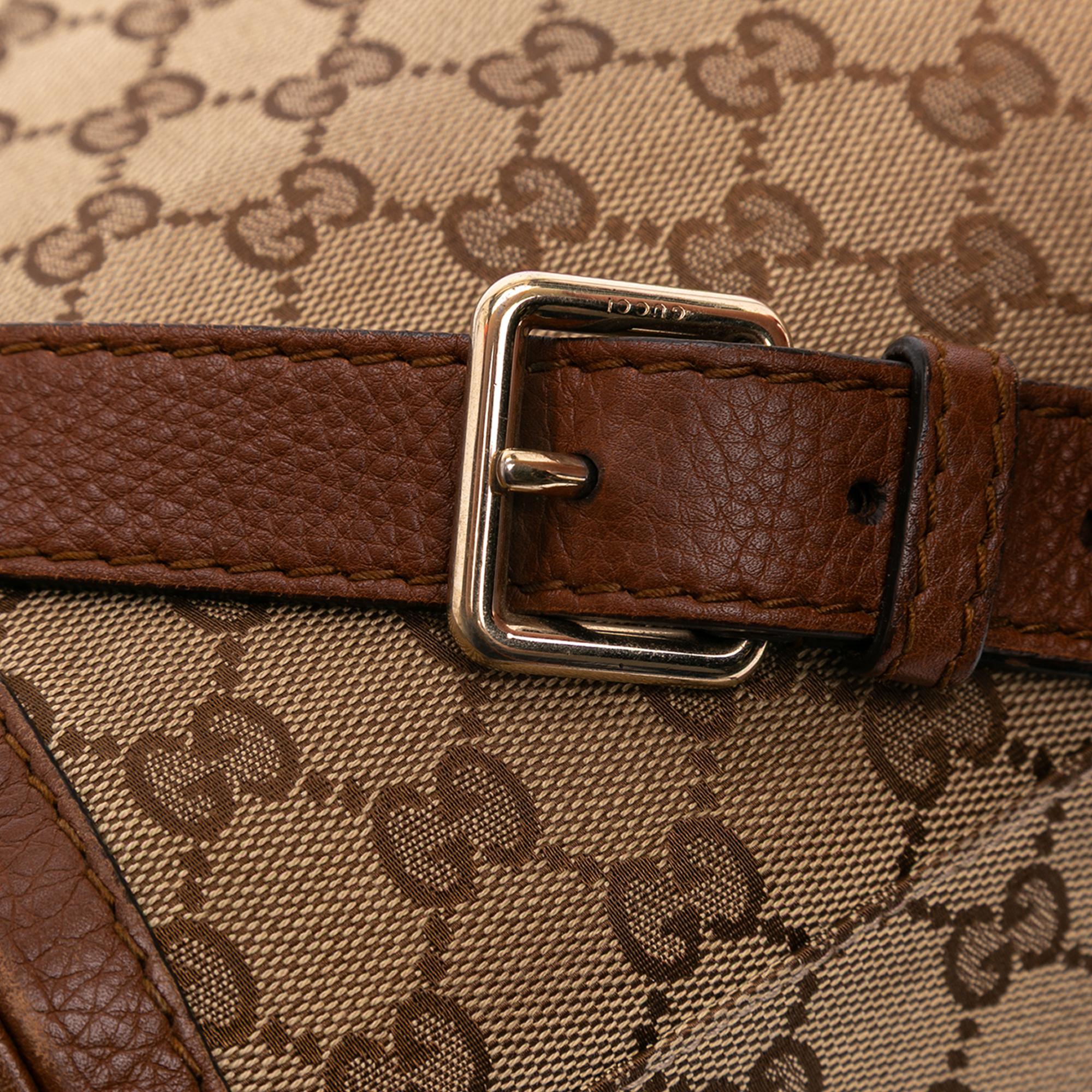 Gucci Large GG Canvas Bella Satchel