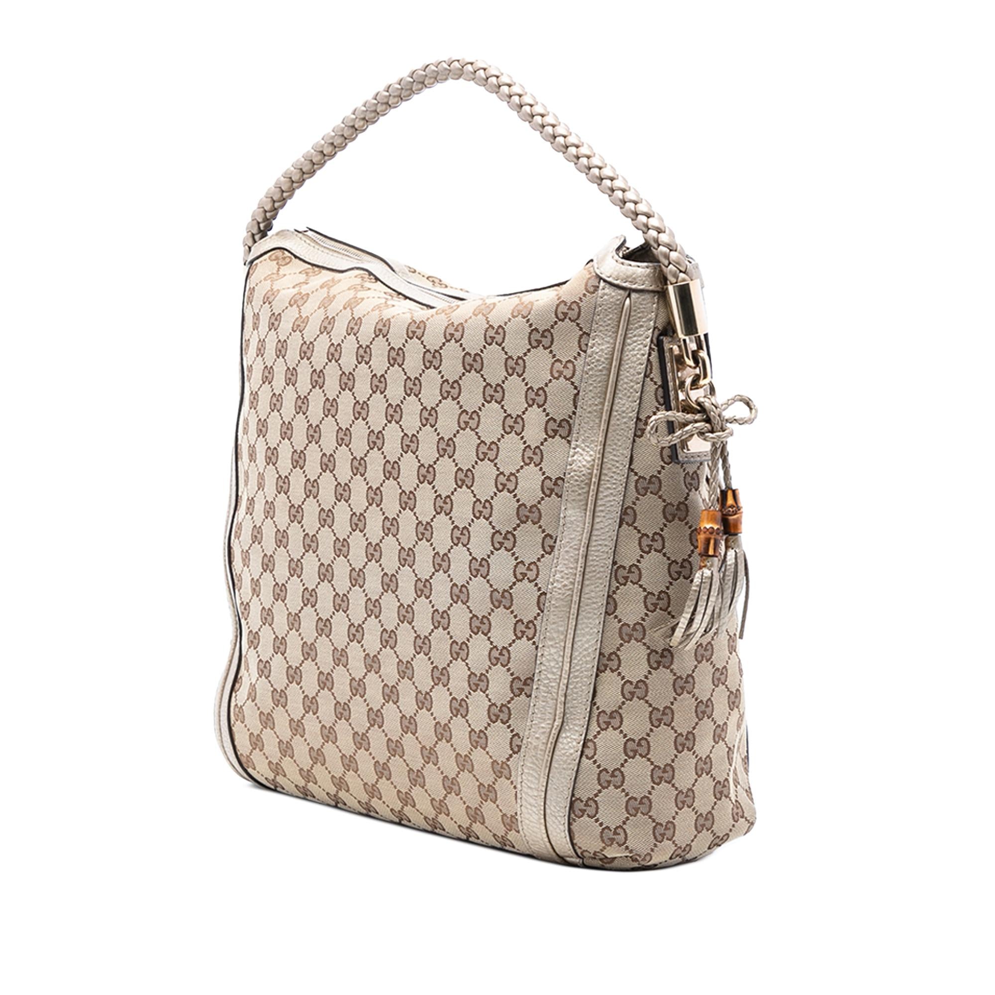 Gucci Large GG Canvas Bella Shoulder Bag