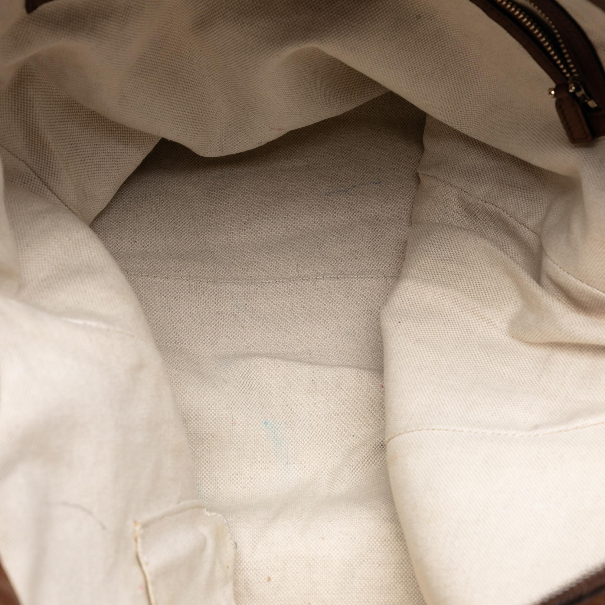 Gucci Large GG Canvas Bella Tote
