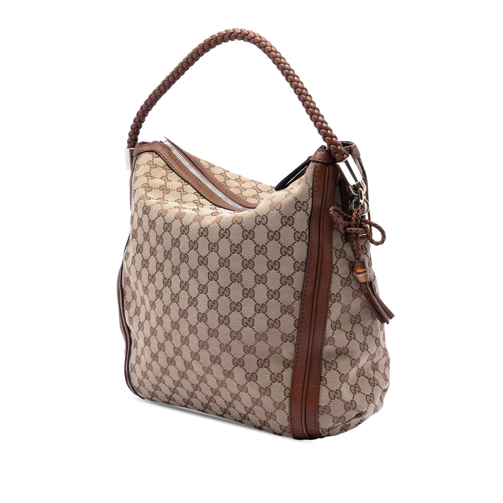 Gucci Large GG Canvas Bella Tote