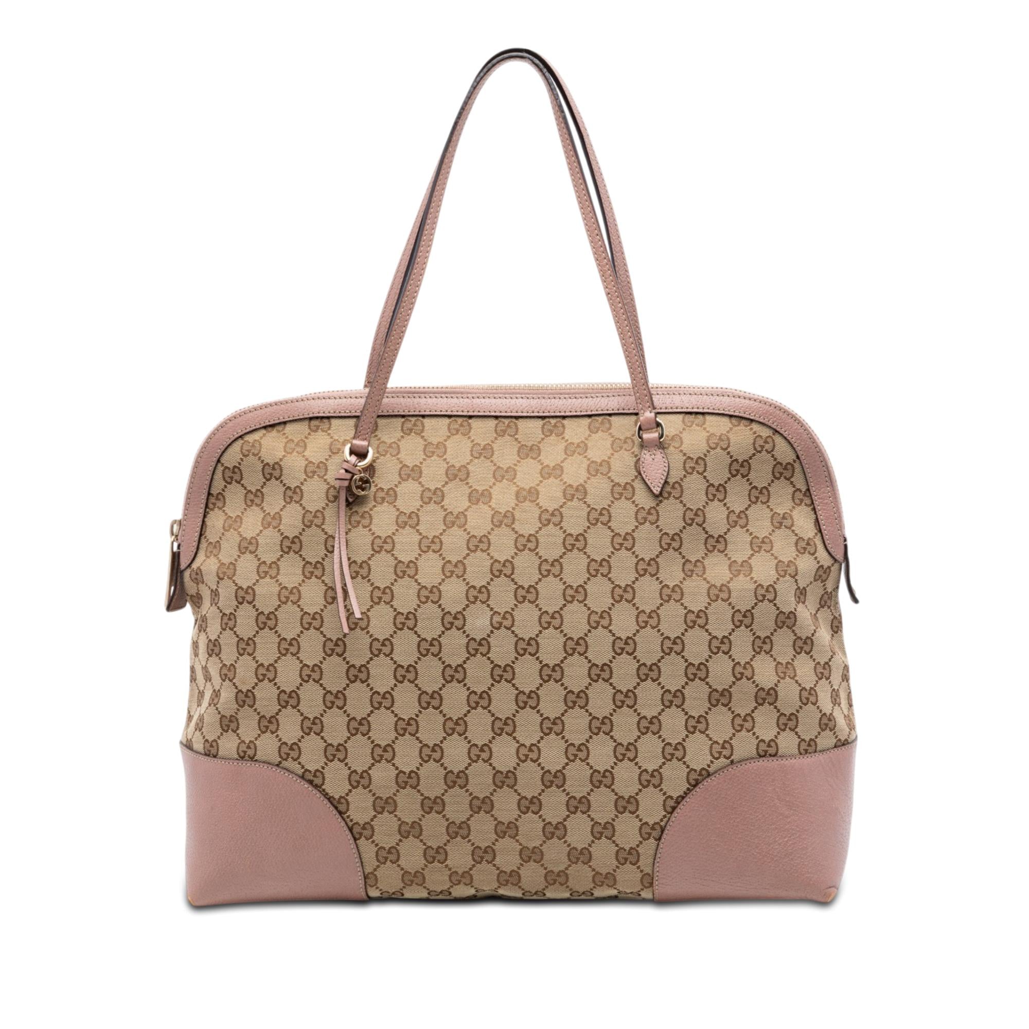 Gucci Large GG Canvas Bree Dome Tote