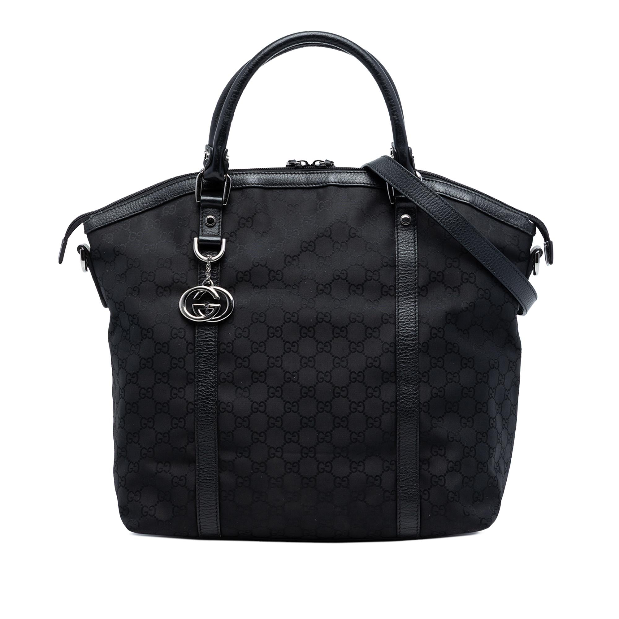 Gucci Large GG Canvas Charm Dome Satchel