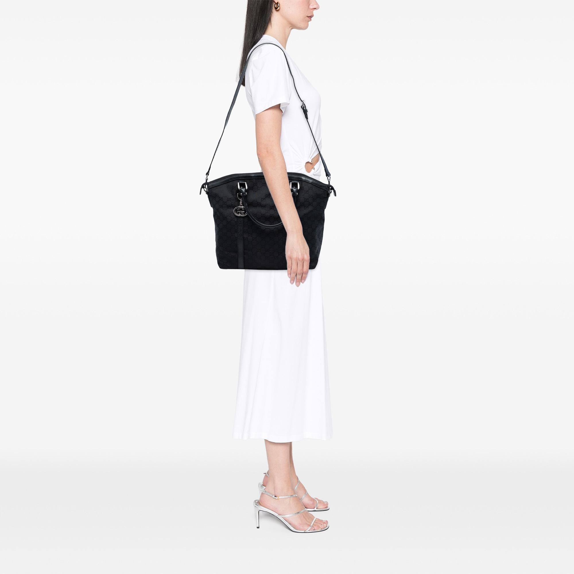 Gucci Large GG Canvas Charm Dome Satchel