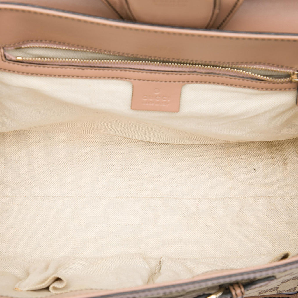 Gucci Large GG Canvas Emily Shoulder Bag