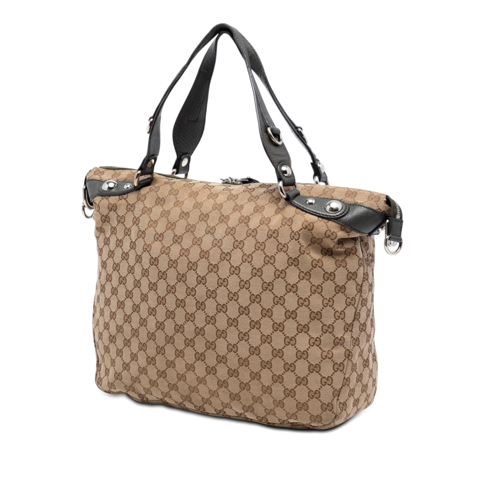 Gucci Large GG Canvas Icon Bit Satchel