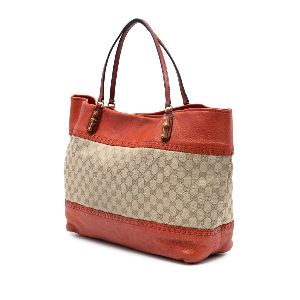 Gucci Large GG Canvas Laidback Crafty Tote