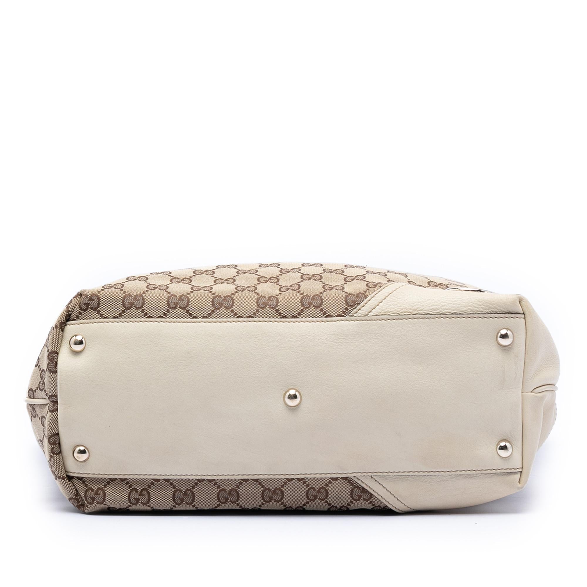 Gucci Large GG Canvas New Britt Tote