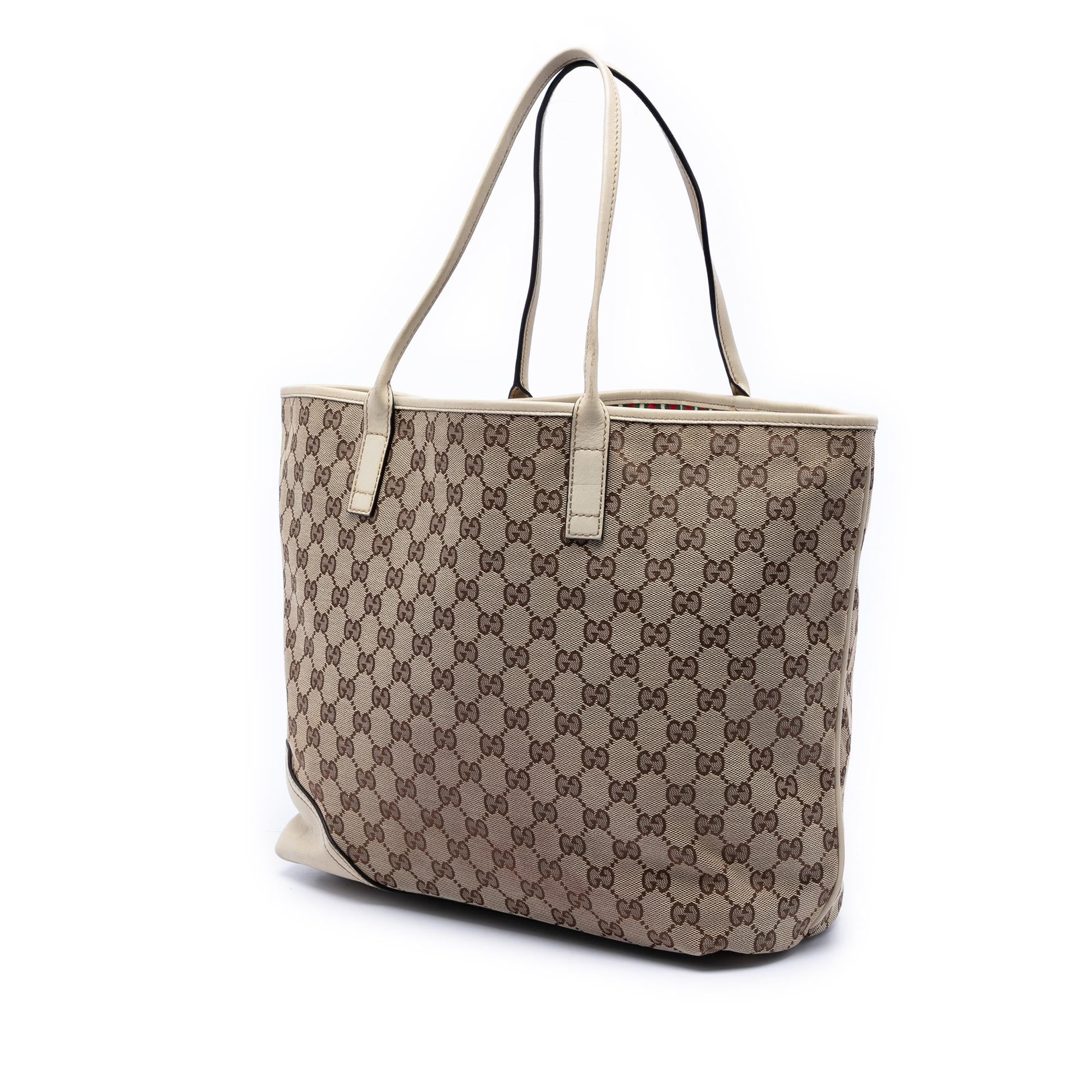 Gucci Large GG Canvas New Britt Tote