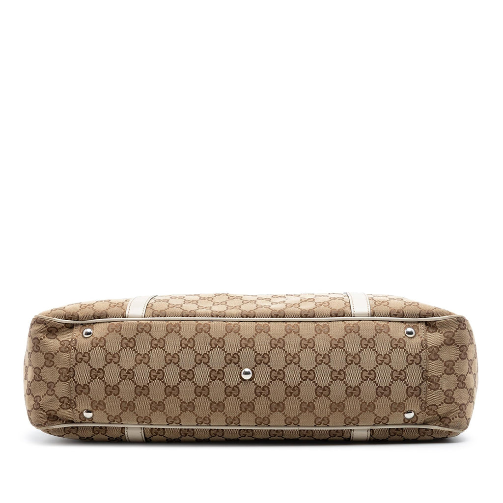 Gucci Large GG Canvas Twins Tote