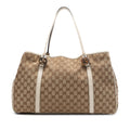 Gucci Large GG Canvas Twins Tote