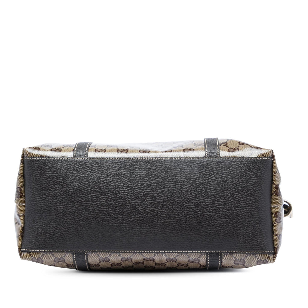 Gucci Large GG Crystal Charm Dome Satchel