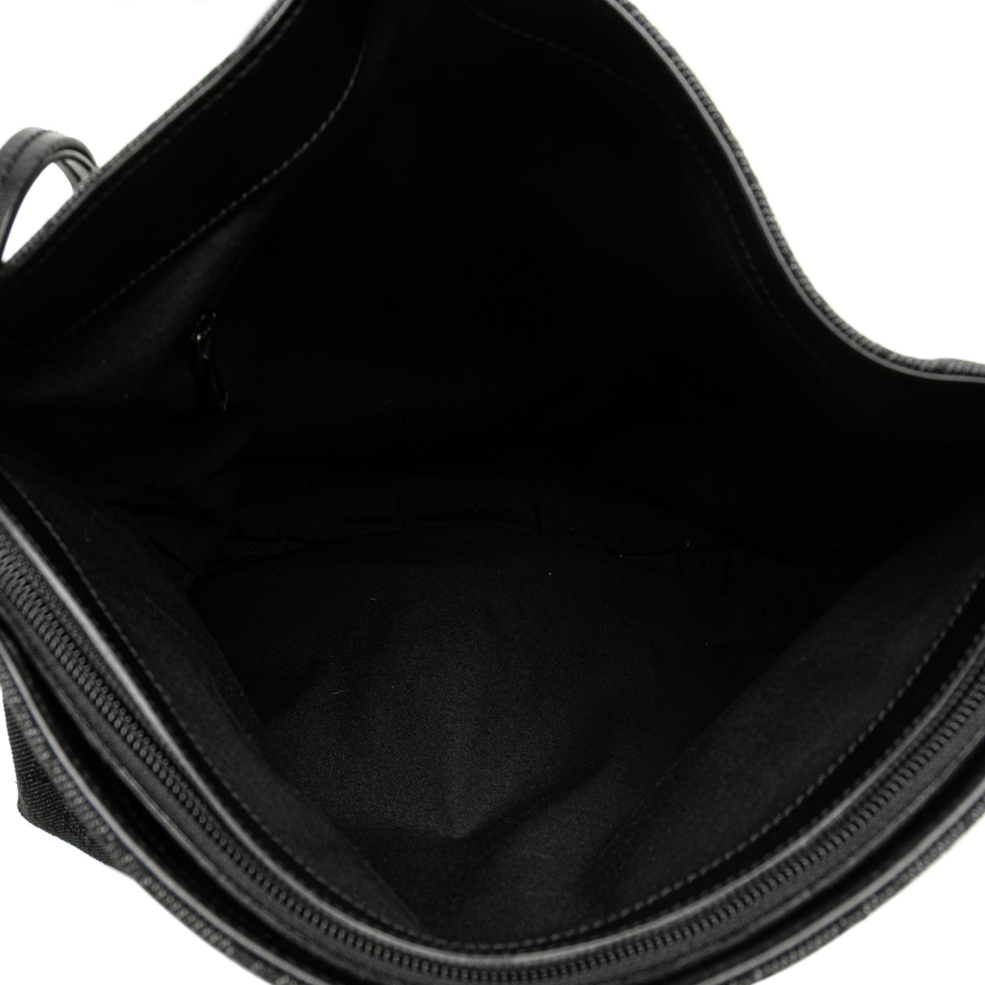 Gucci Large GG Denim Horsebit Classic Ring Hobo