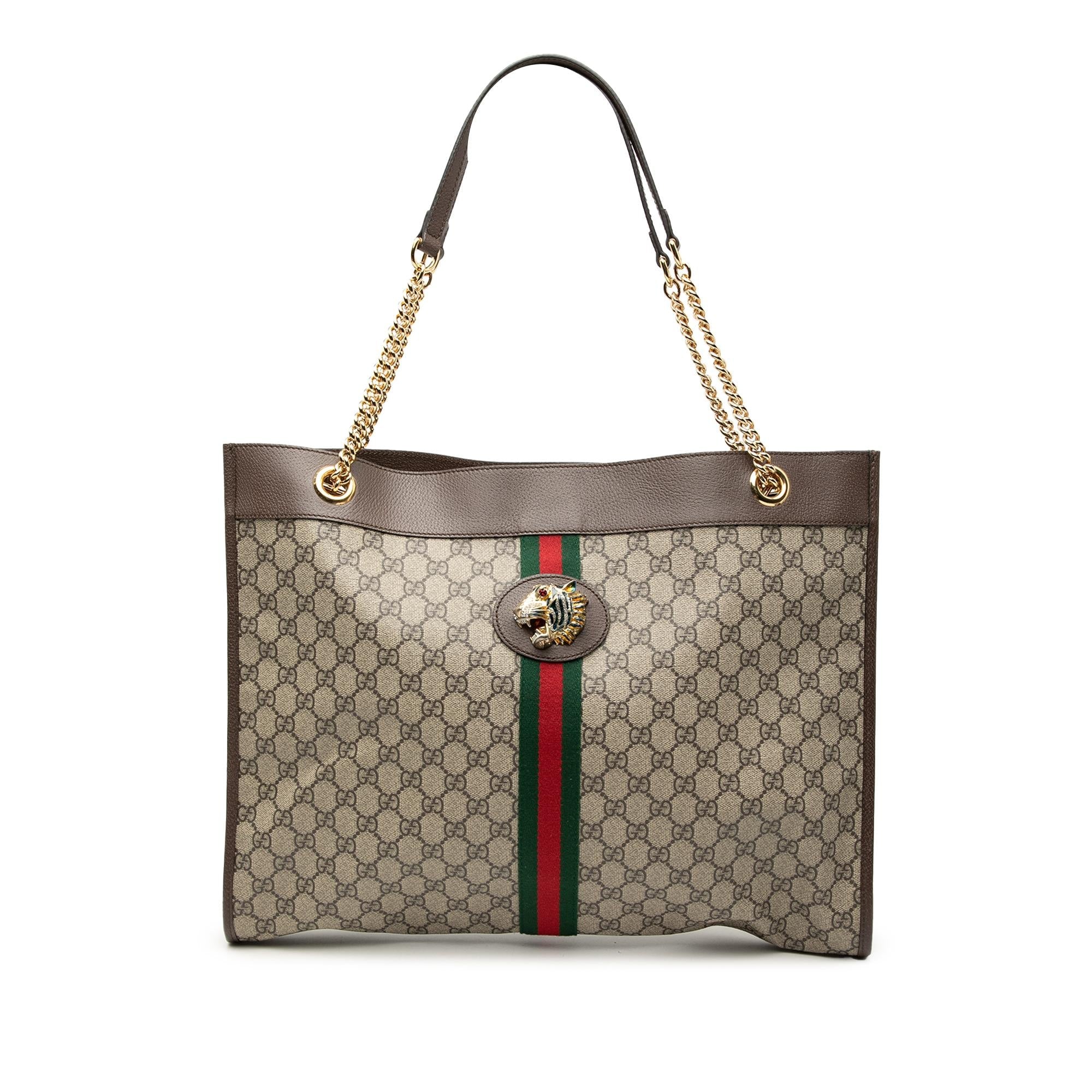 Gucci Large GG Supreme Rajah Tote