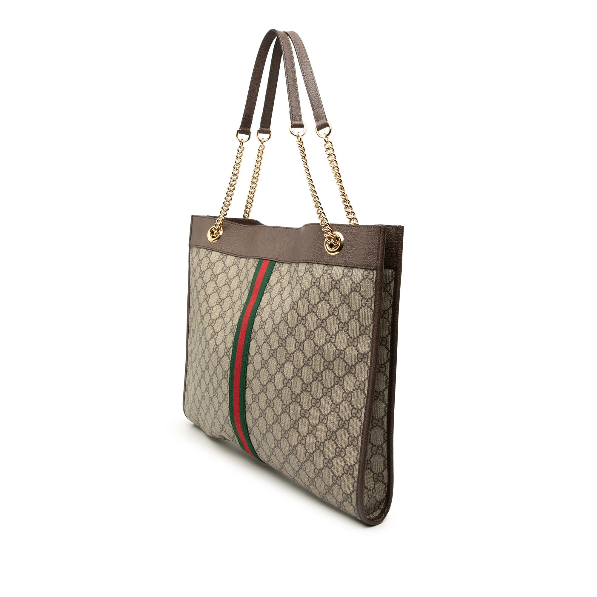 Gucci Large GG Supreme Rajah Tote