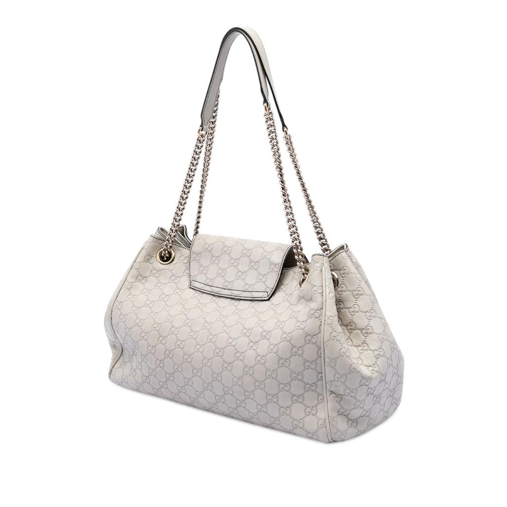 Gucci Large Guccissima Emily Chain Shoulder Bag