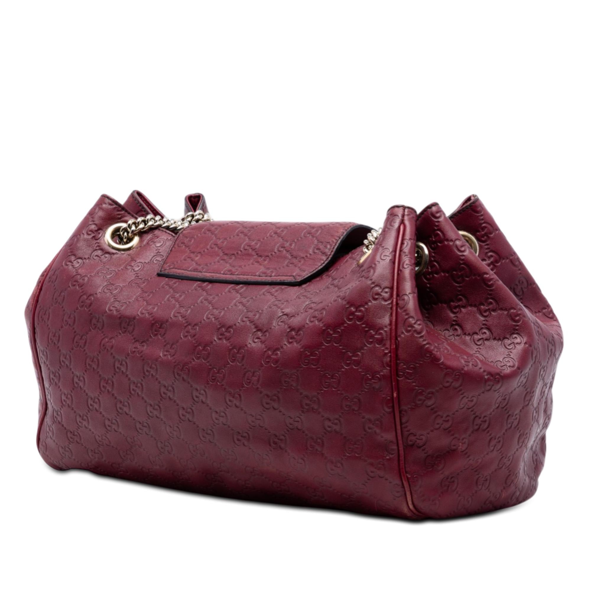 Gucci Large Guccissima Emily Chain Shoulder Bag