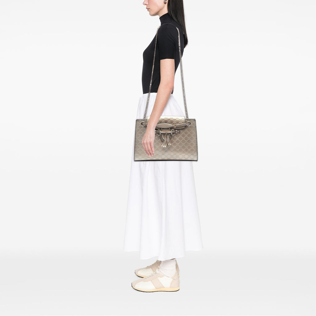 Gucci Large Guccissima Emily Shoulder Bag