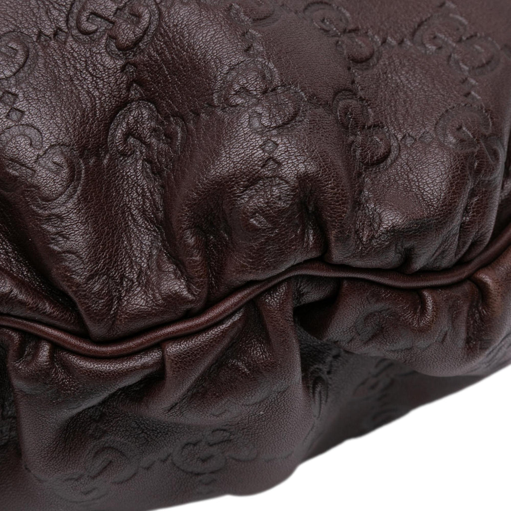 Gucci Large Guccissima Hysteria Satchel