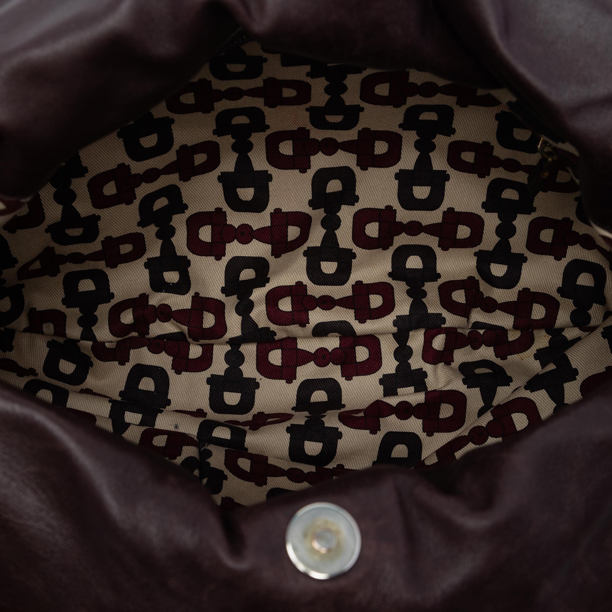 Gucci Large Guccissima Hysteria Satchel