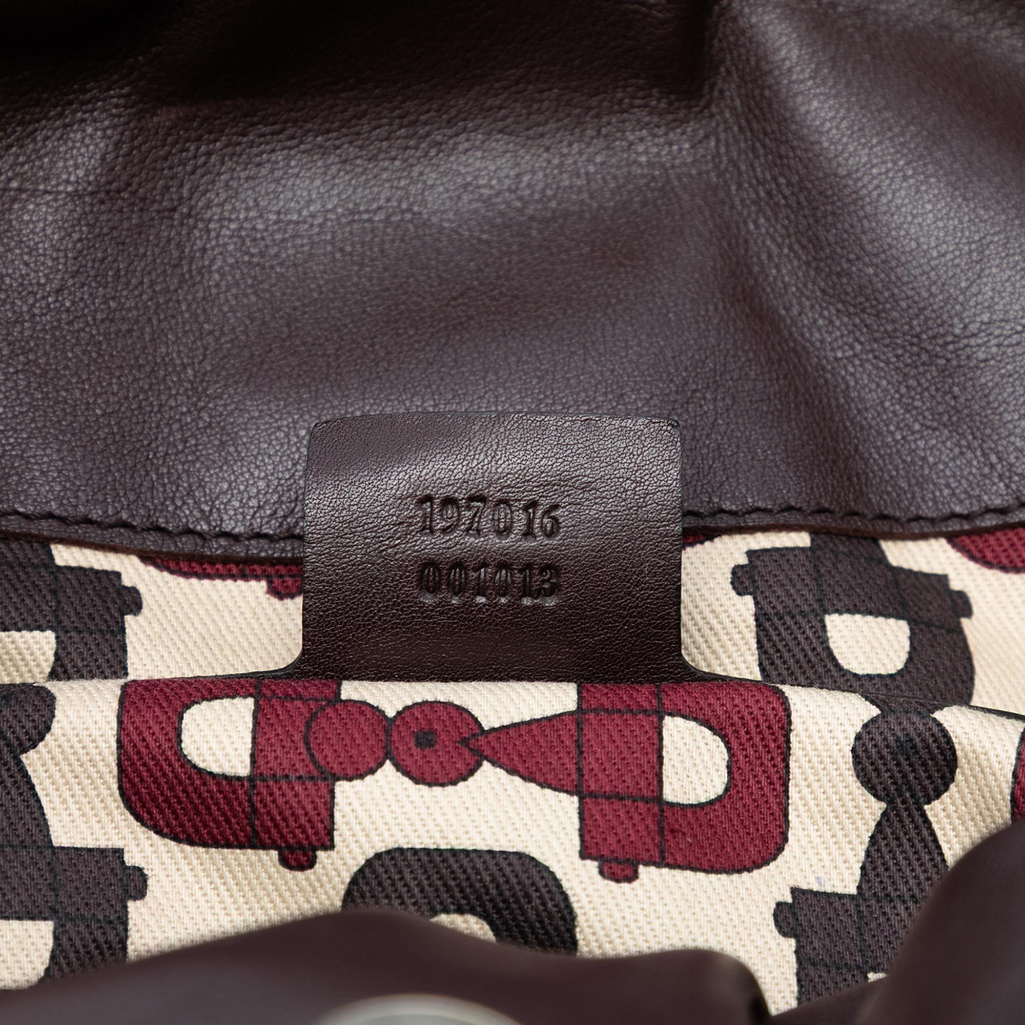 Gucci Large Guccissima Hysteria Satchel
