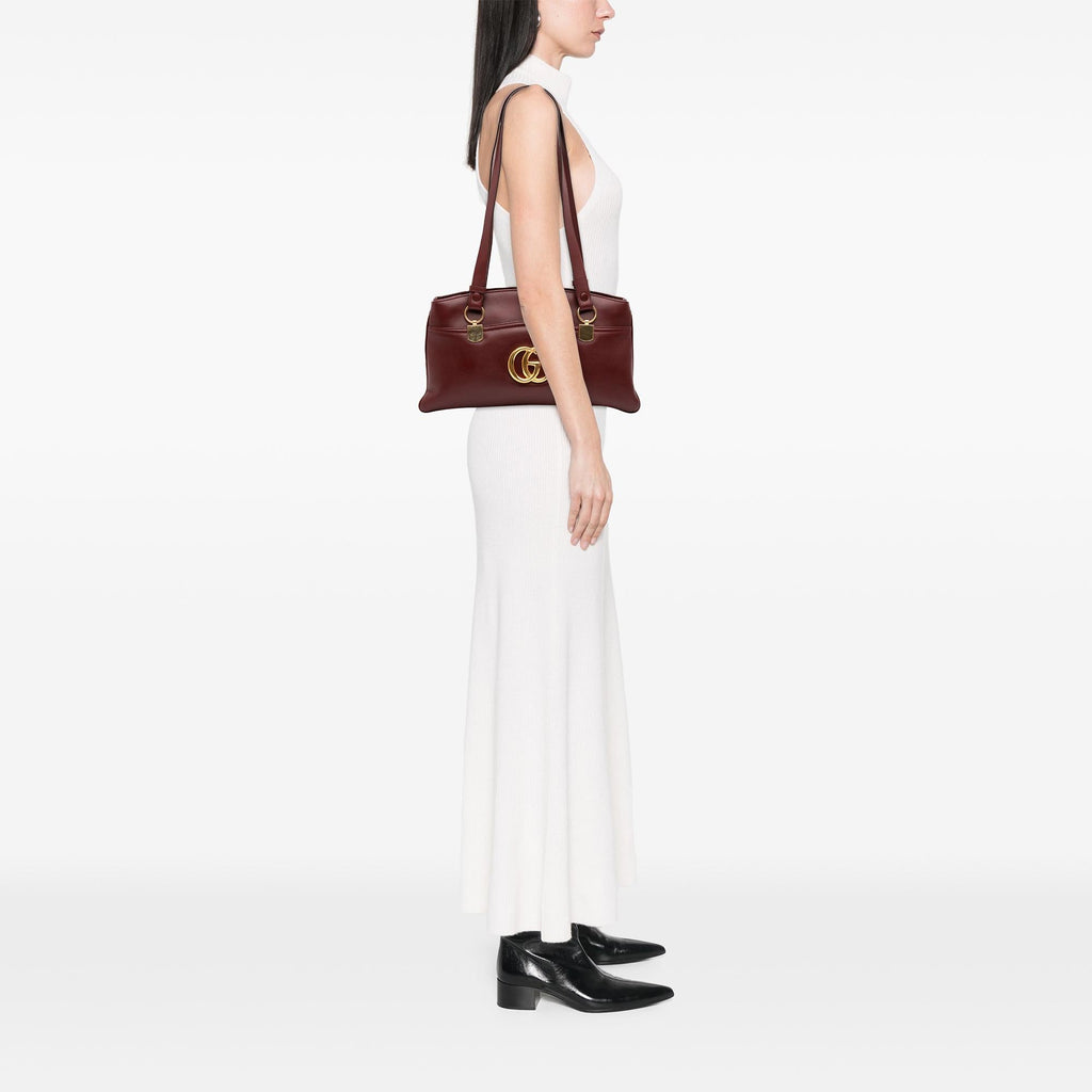 Gucci Large Leather Arli Shoulder Bag