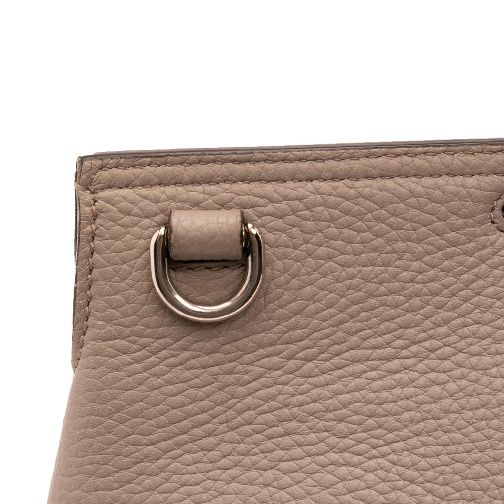 Gucci Large Leather Bamboo Daily Satchel