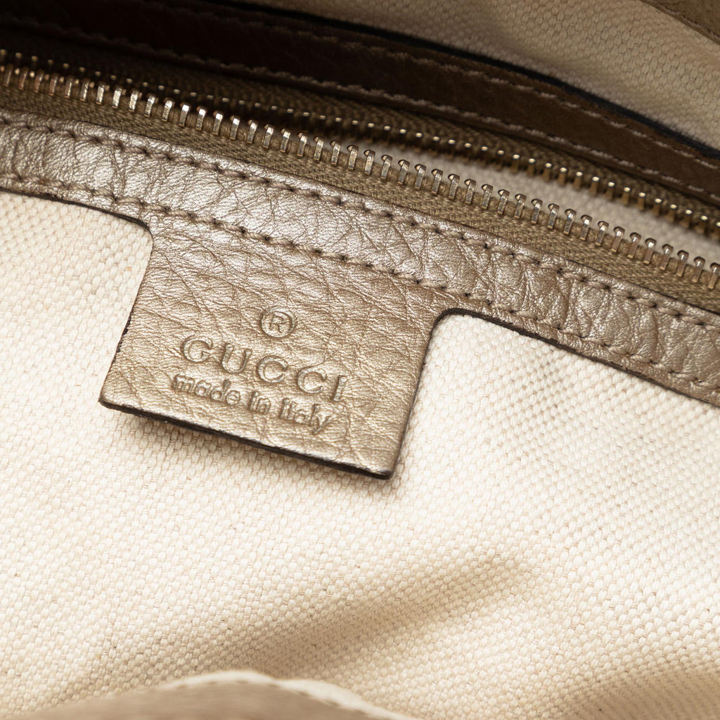 Gucci Large Leather Bella Tote