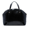 Gucci Large Microguccissima Patent Nice Dome Satchel